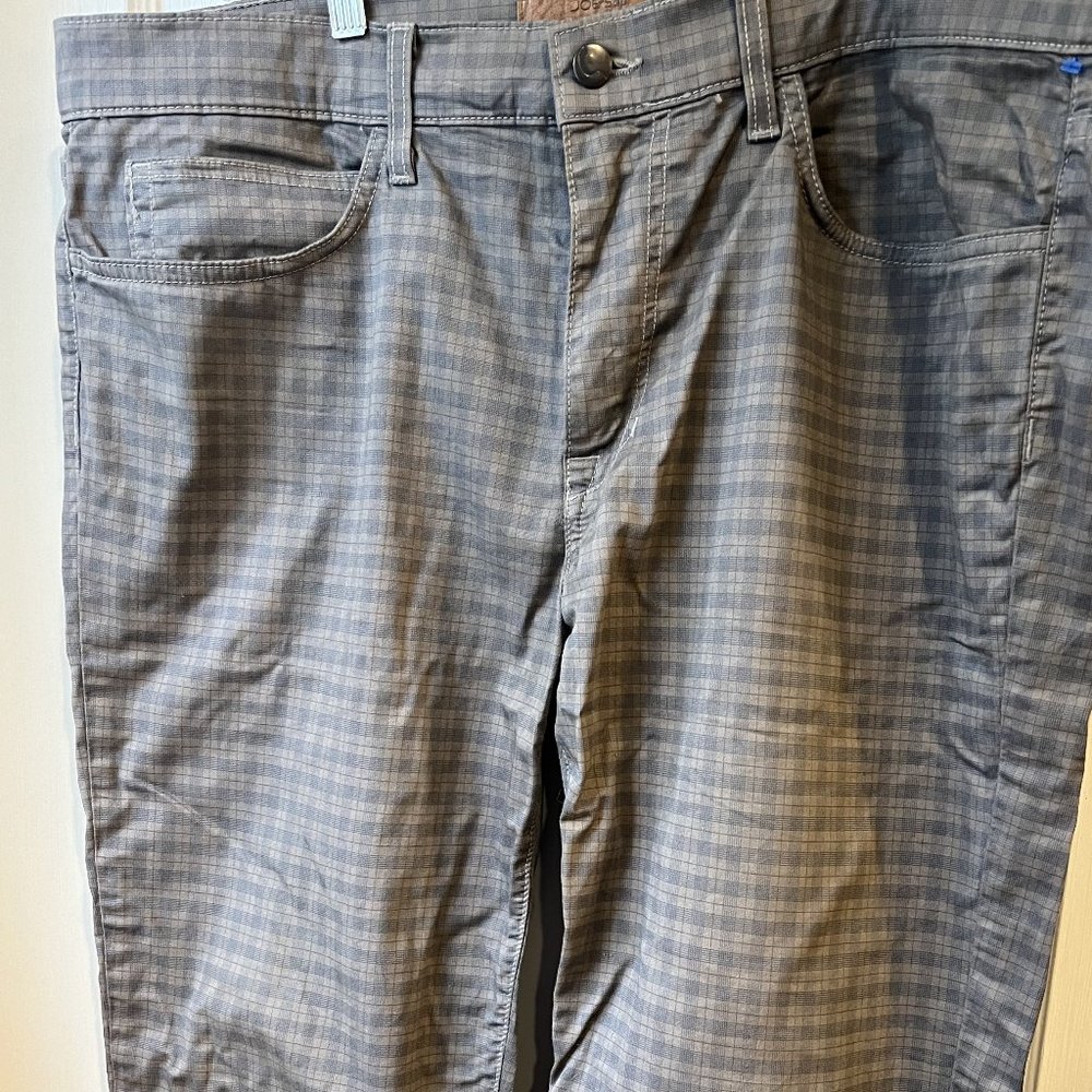 Mens Grey Plaid Pants Size 36 By Joe